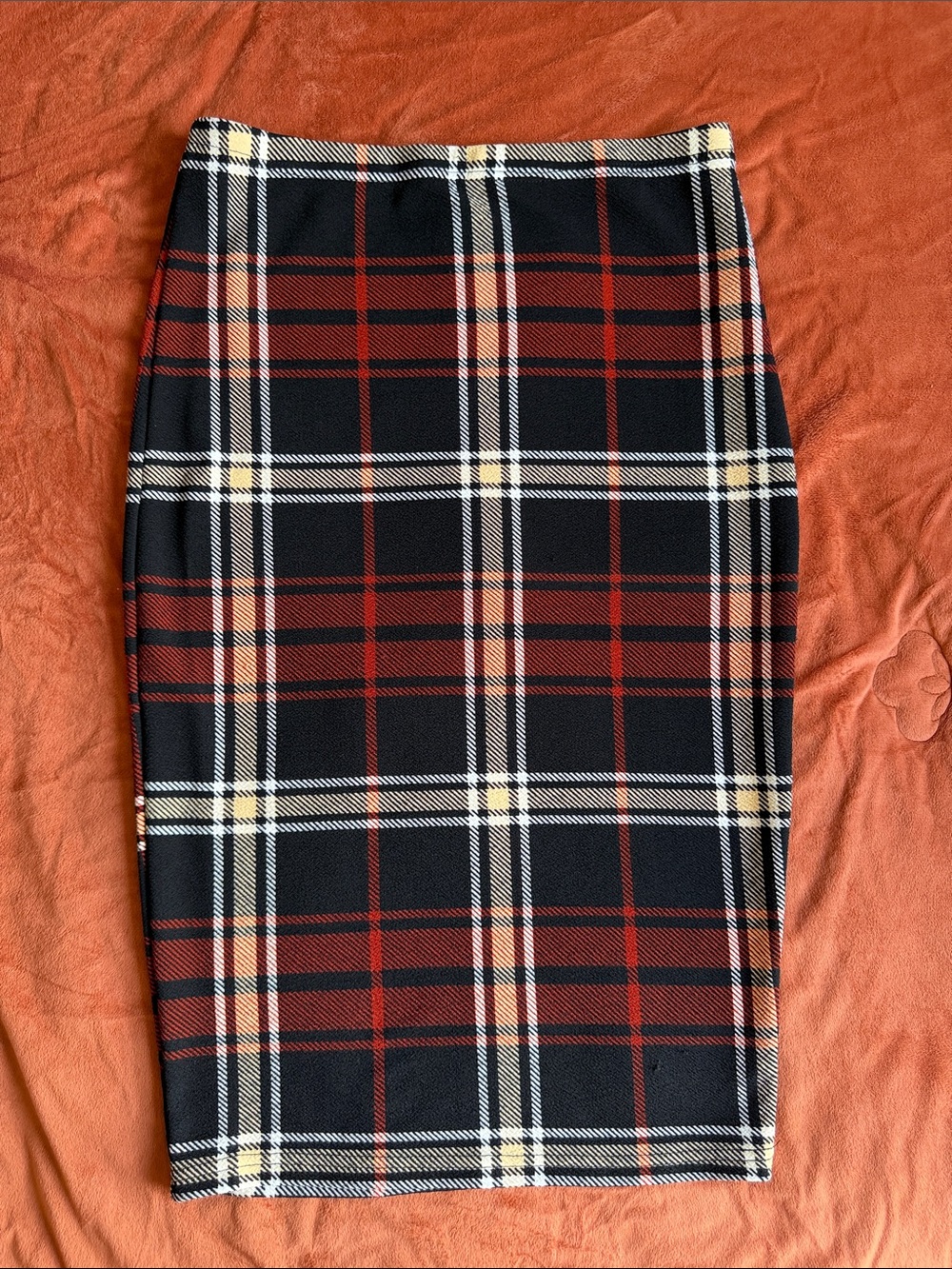 Plaid Pencil Skirt | Size: M/L